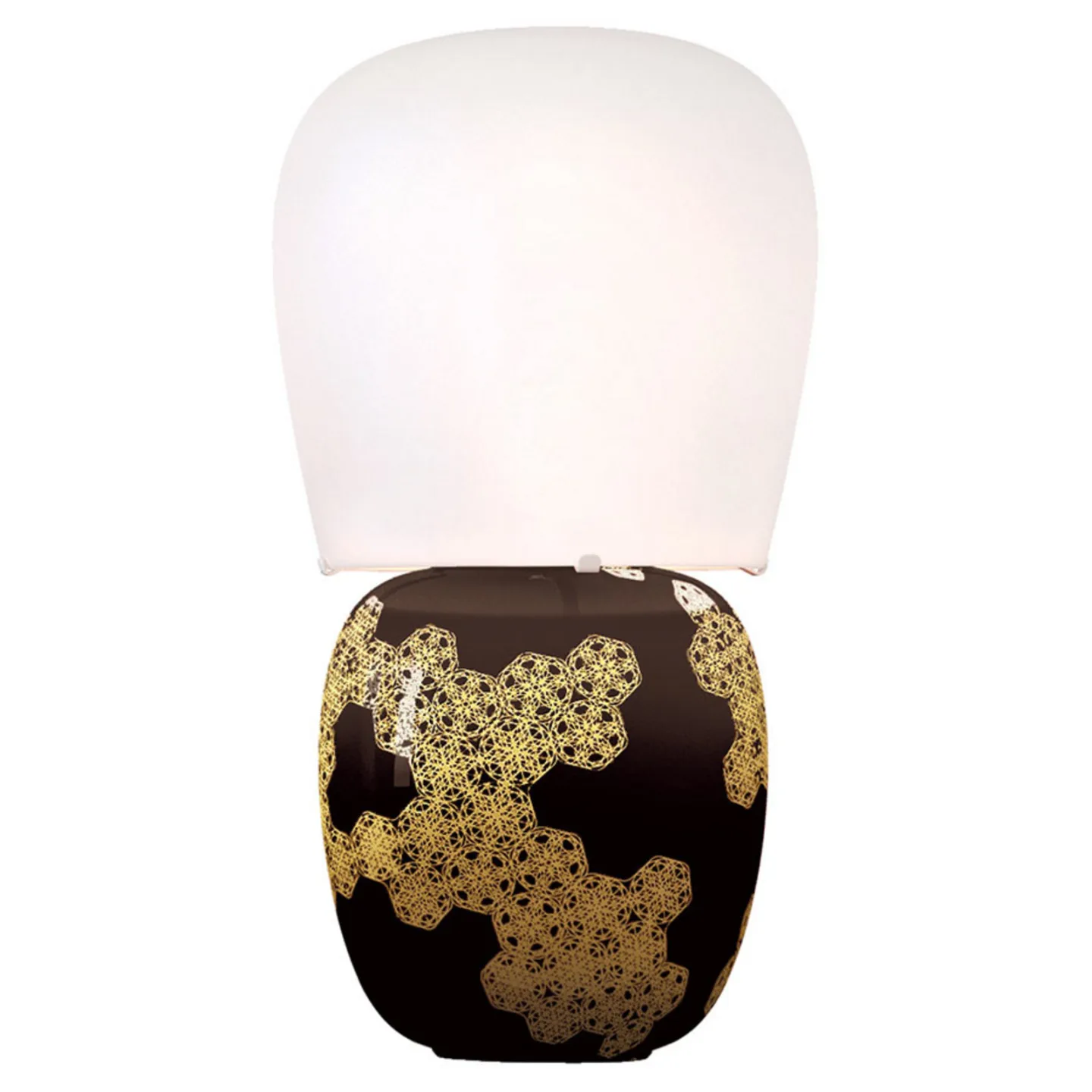 Hive Tischleuchte Black - KDLN - Wohnzimmer - Design - Keramik - Mit Schirm