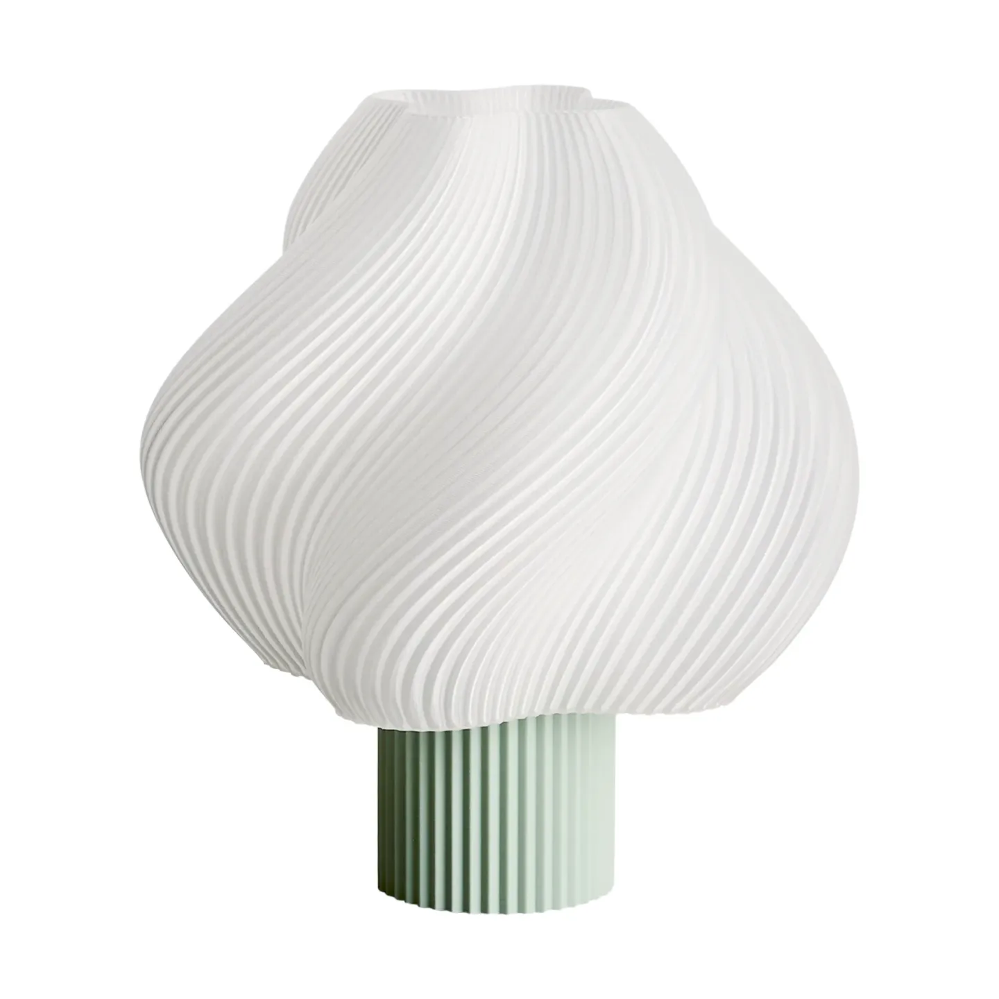 Crème Atelier Soft Serve tragbare Tischleuchte Matcha, 23 cm