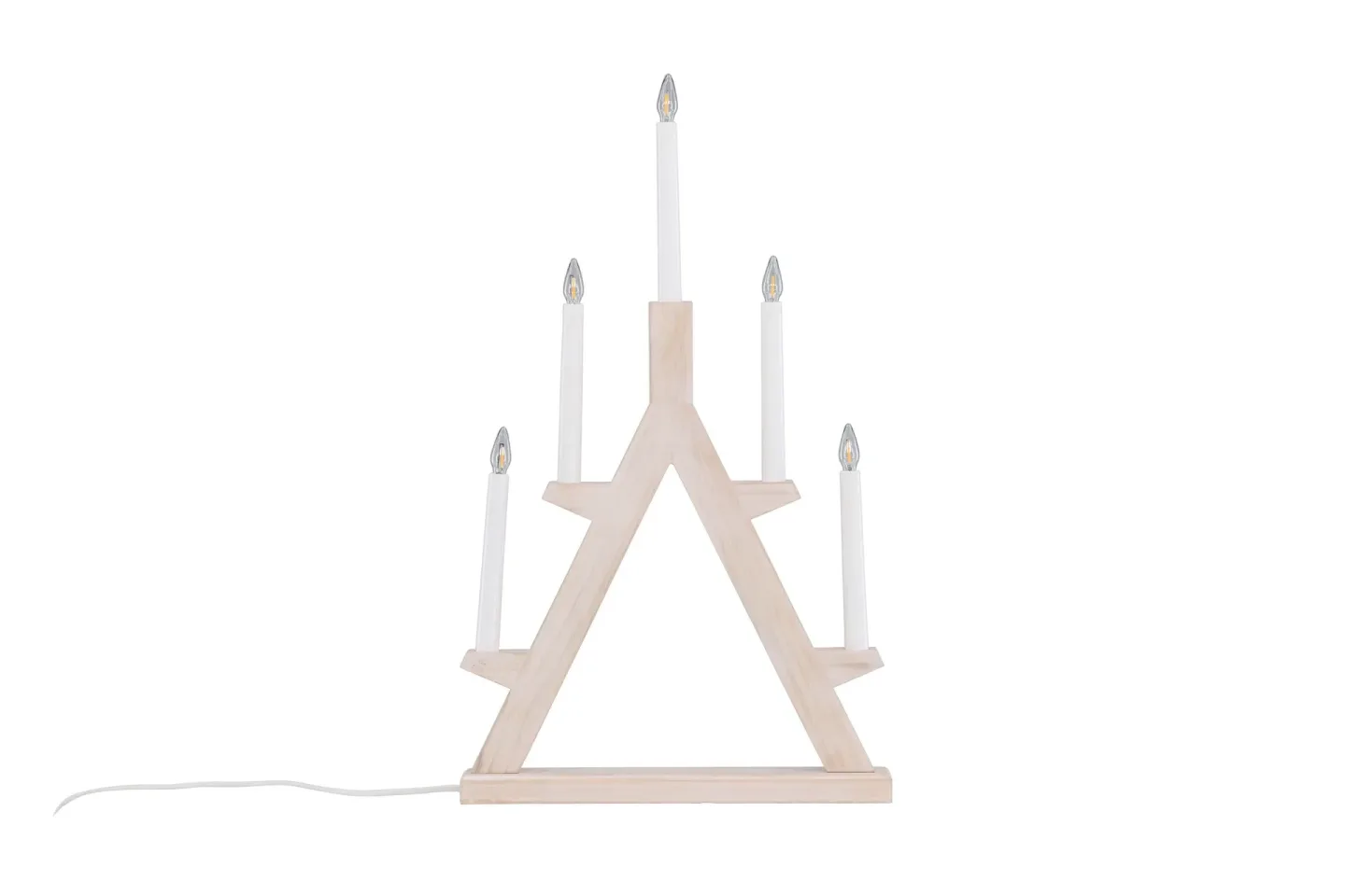 Val Thoren Adventsljusstake 60 cm - Vit