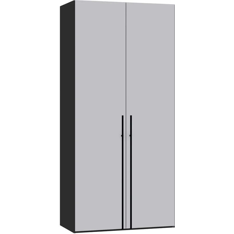 Kleiderschrank Arena Collection grau Holzwerkstoff B 101.9 cm - Schweizer Möbelhersteller