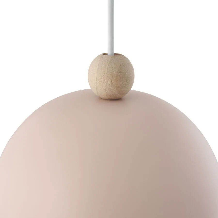 NORDLUX Pendellampe Gaston Rot Metall B 20 H 24 cm - Farbe: hellrot