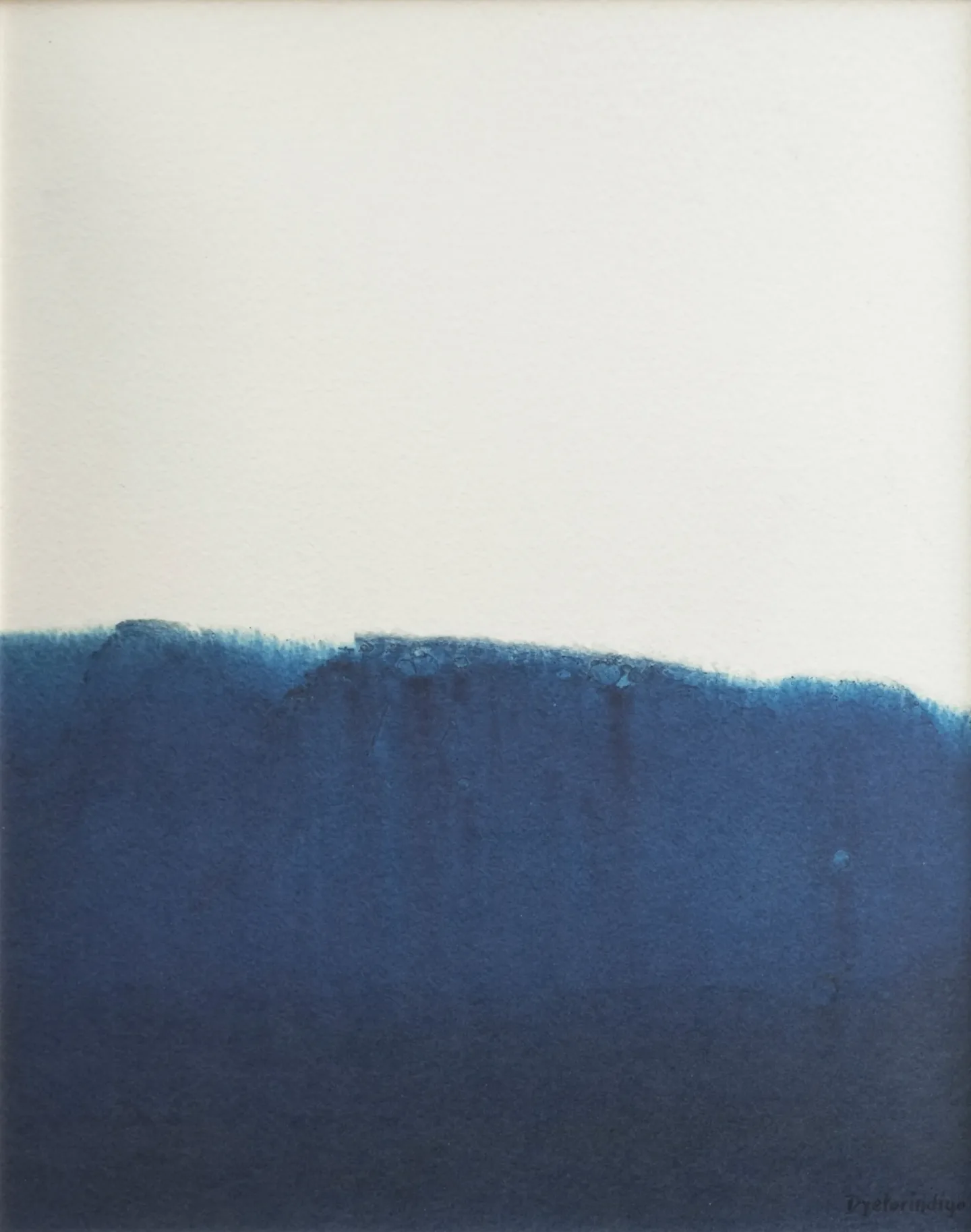 Fine Little Day Dyeforindigo ocean 1 Poster 40 x 50cm Blau-weiß