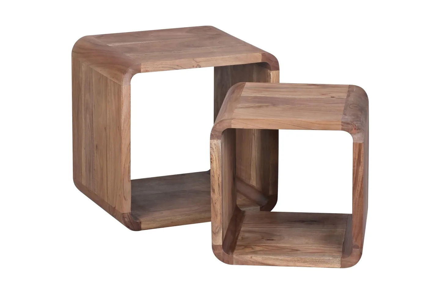 Mancheno Satsbord 36 cm 2 Bord - Akacia