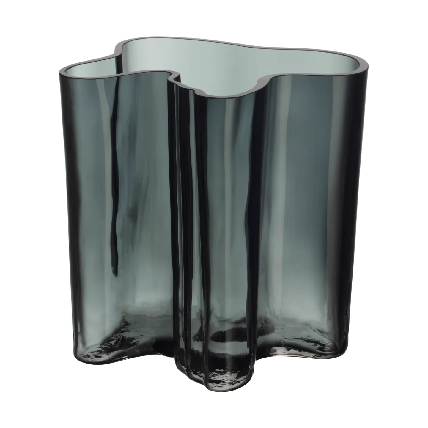 Iittala Alvar Aalto Vase 200 mm Dunkelgrau