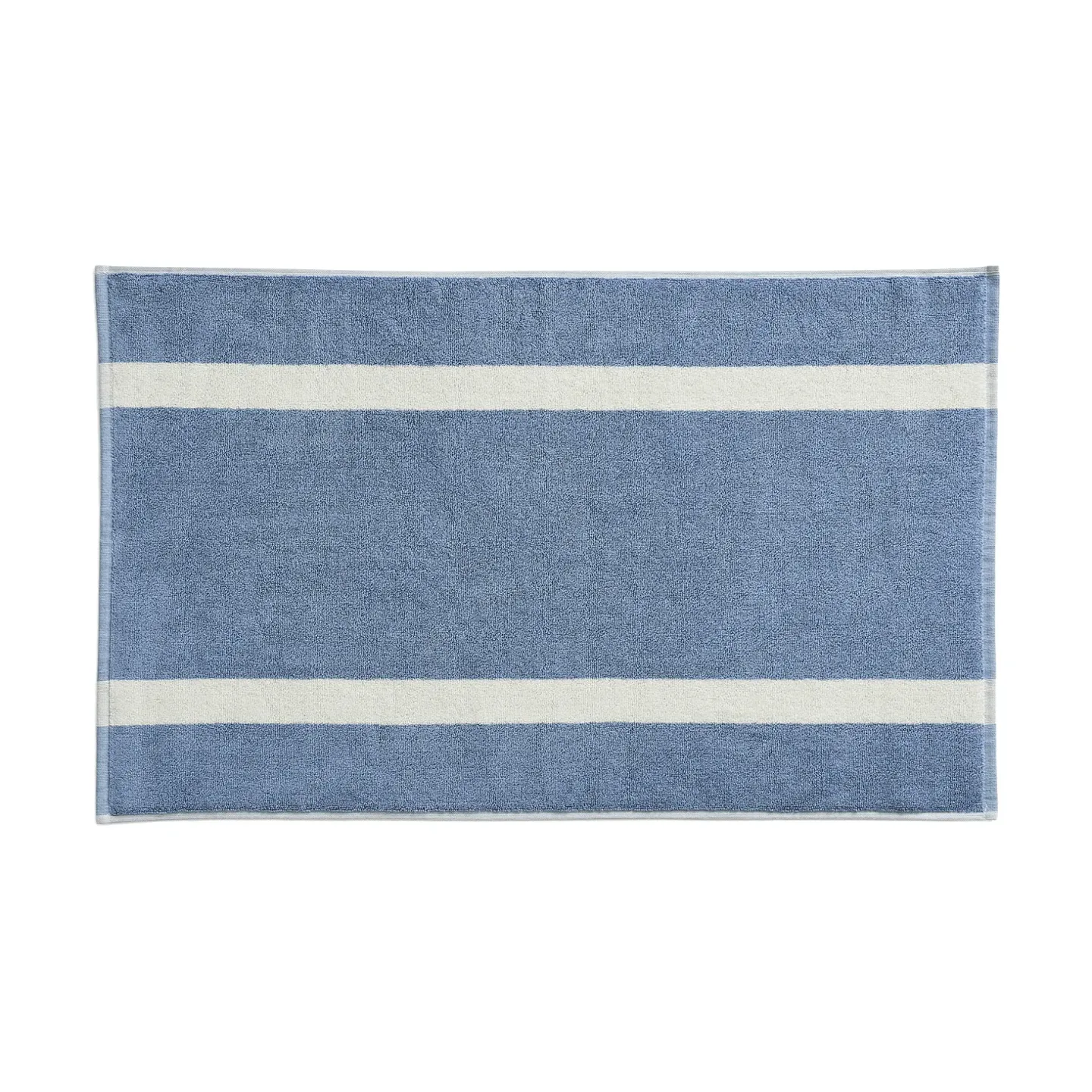 HAY Stripe badrumsmatta Dusty blue, 50x80 cm