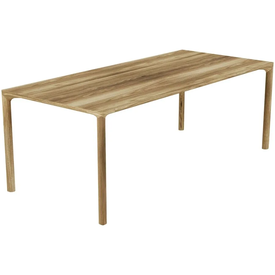 Esstisch Massivo Braun Holz B 200 cm - Farbe: Nussbaum geölt - Möbel Konfigurator: Traummöbel individuell zusammenstellen