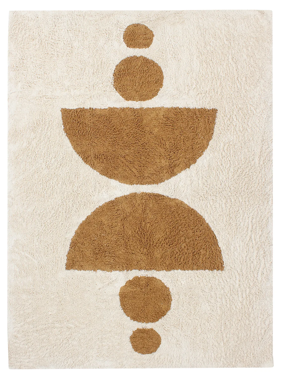 Ryetepper - Cervia Natural Cotton Shaggy (beige) (Størrelse: 200 x 290 cm)