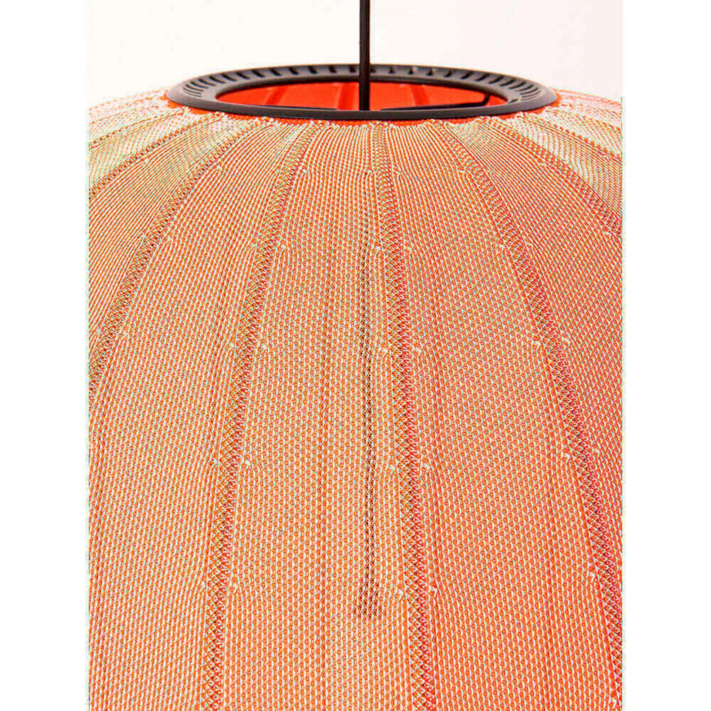 Knit-Wit 65 High Oval Pendelleuchte Coral - Made By Hand - Schlafzimmer - Aluminium