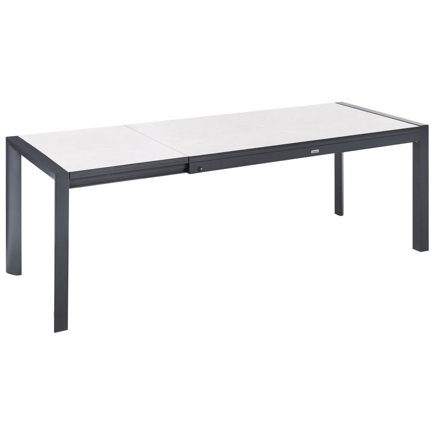 Utdragbart Matbord utomhus Binasco 160/220 cm - Beige/Svart