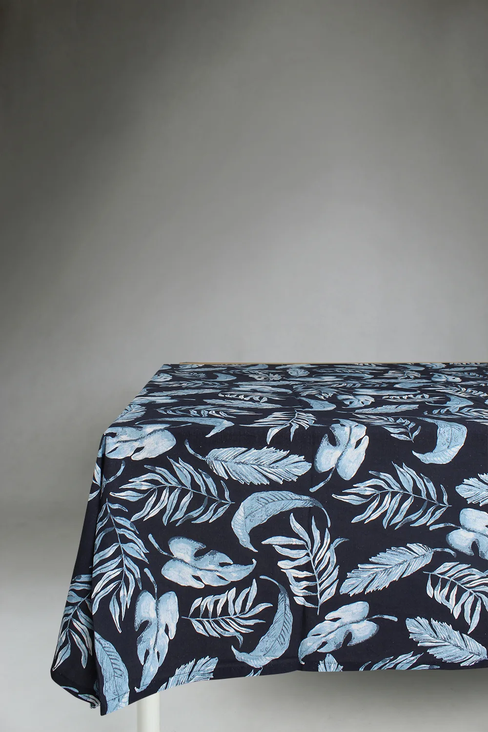 Dukar - Bomullsduk Lowe (blå) (Størrelse: 140 x 250 cm)