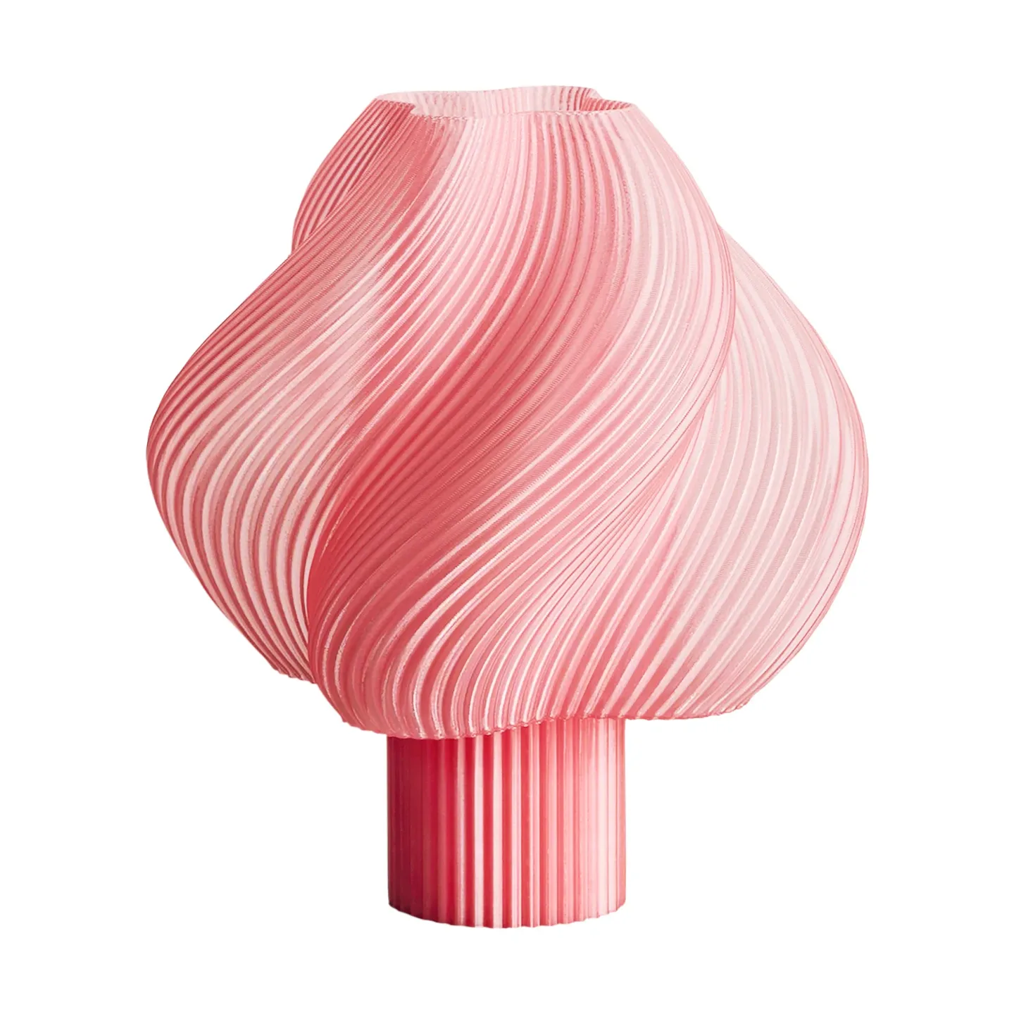 Crème Atelier Soft Serve portabel bordslampa Peach sorbet, 23 cm