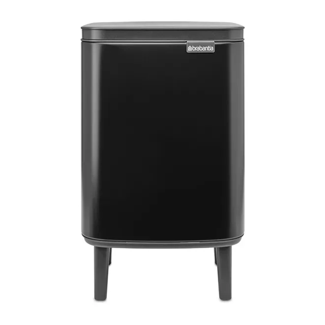 Brabantia Bo Abfalleimer hoch 7 L Mattschwarz