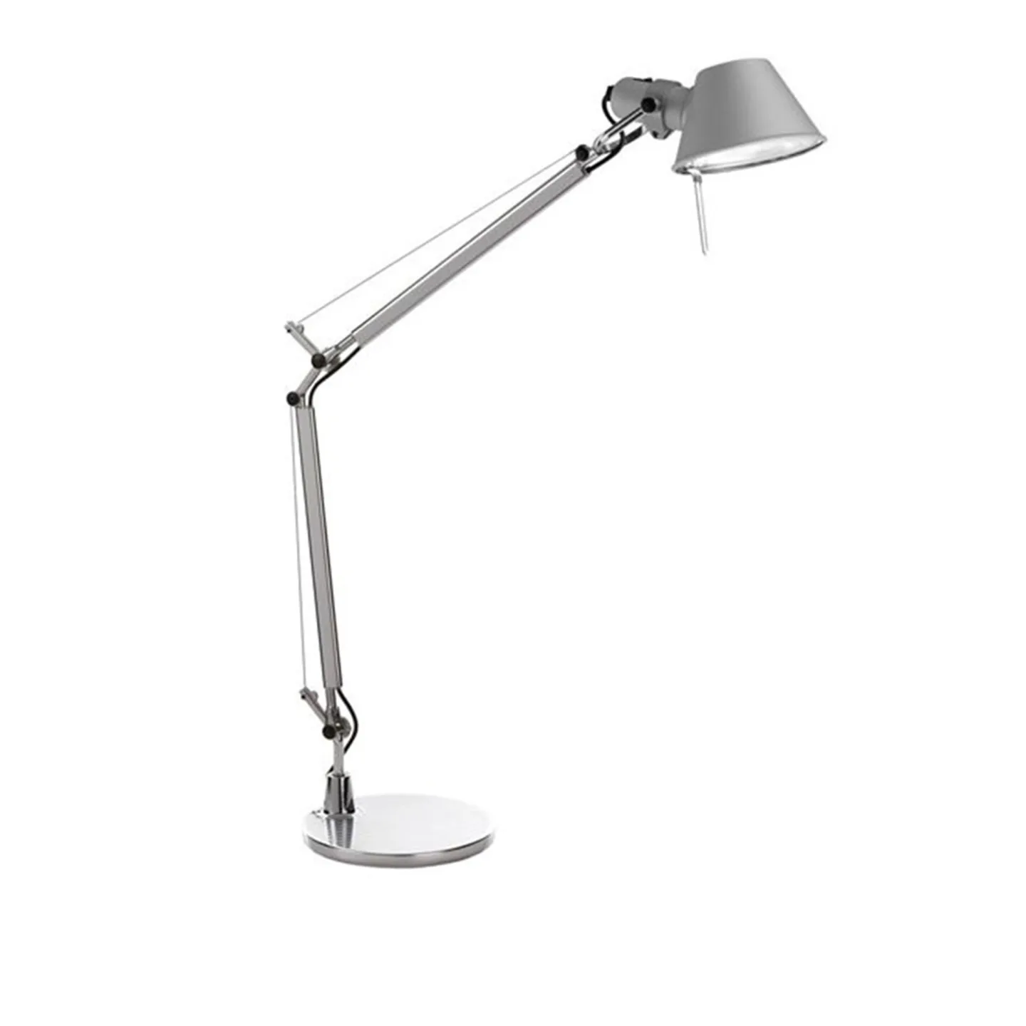 Artemide - Tolomeo Mini LED Skrivbordslampa - Skrivbordslampor - Giancarlo Fassina,Michele De Lucchi - Silver