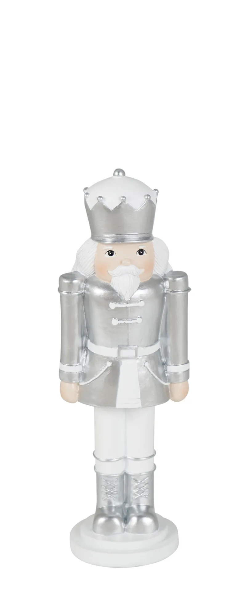 Kaheku Figur Nussknacker, Silber H: 26 cm | Schubiger Möbel