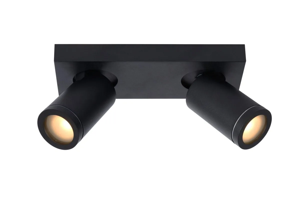 Lucide - Yes 24cm - Badrumslampa - Svart