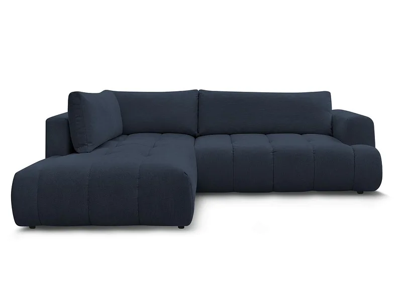 Ecksofa BOBOCHIC FUJI Stoff dunkelblau