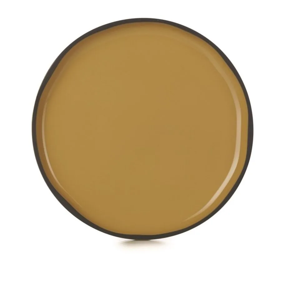 Revol Dessertteller Caractère kurkuma Porzellan D 15 cm