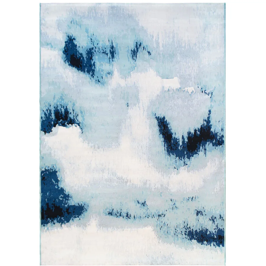 Outdoor-Teppich Shidori Blau Farbverlauf Polypropylen 160 x 230 cm