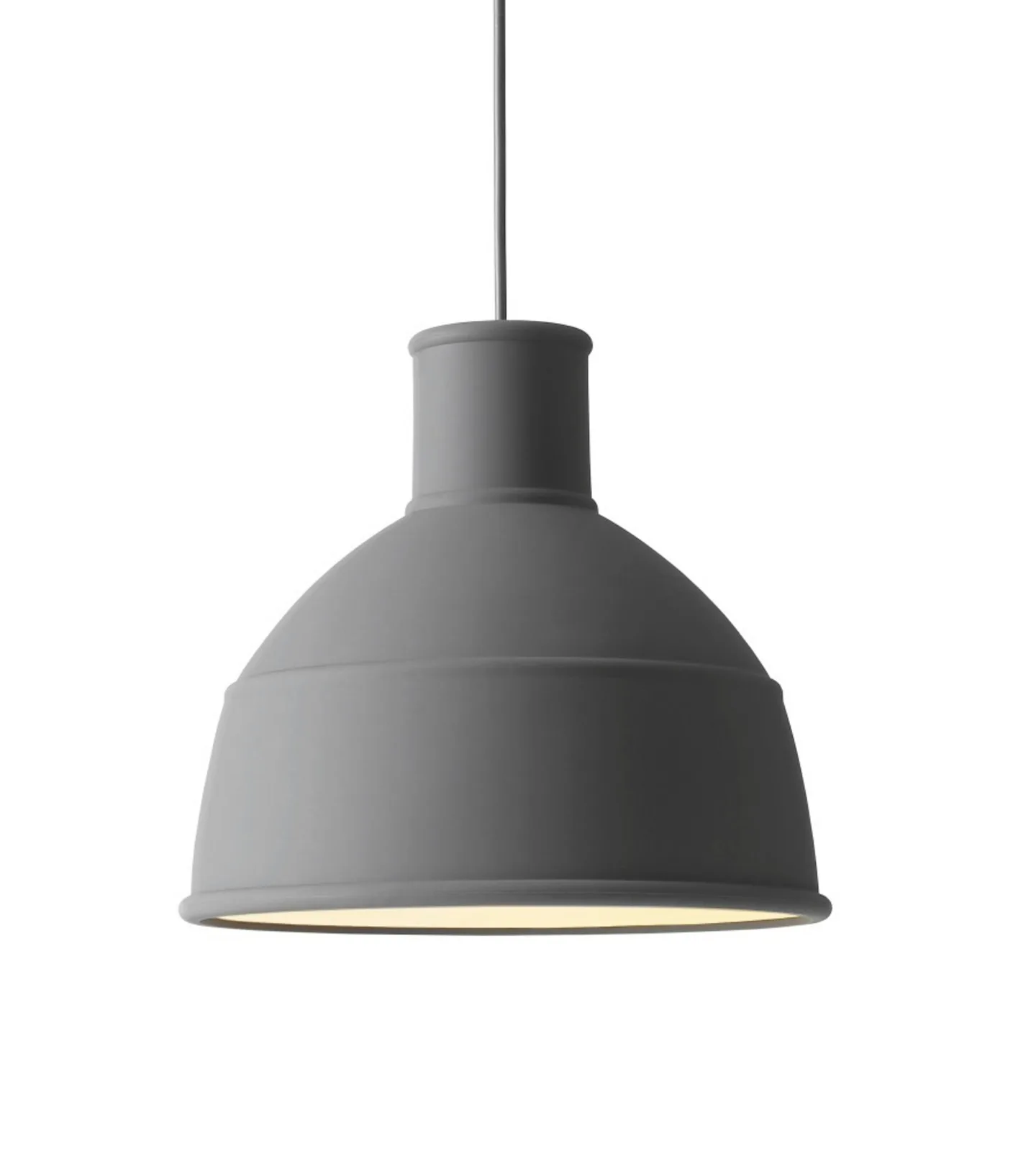 Unfold Pendelleuchte Dark Grey - Muuto - Wohnzimmer - Design - Kunststoff