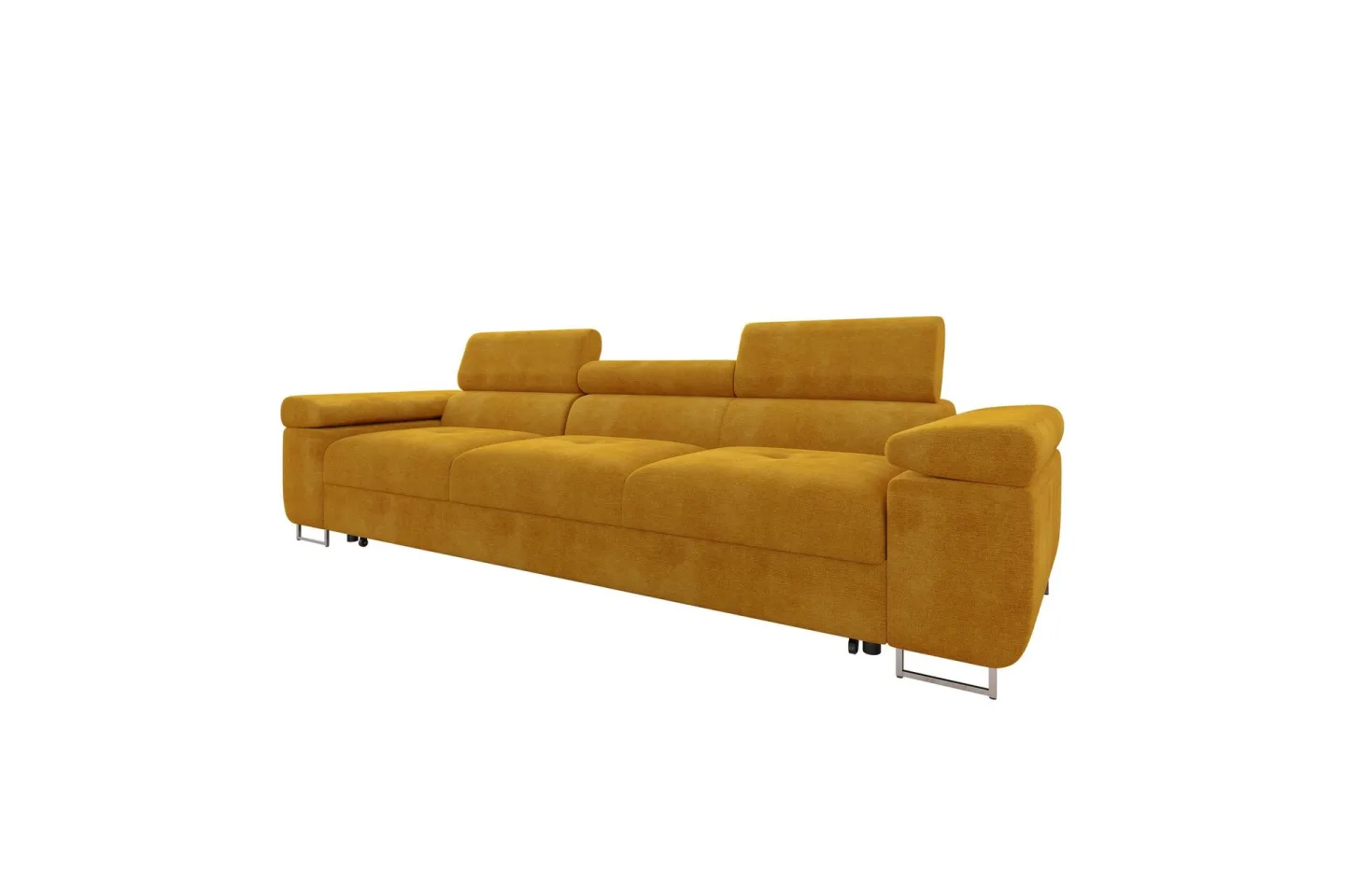 Gabina Bäddsoffa 3-sits i Sammet - Orange