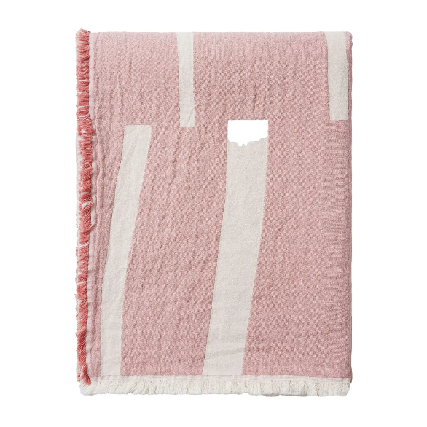 Elvang Denmark Lyme Grass Wolldecke 130 x 180cm Rose