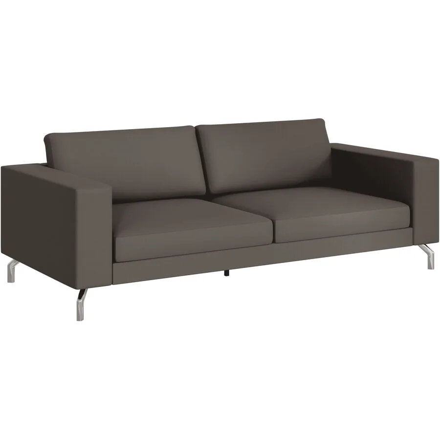 Sofa Domino Ohne Leder dunkelgrau B 220 T 98 cm - Möbel Konfigurator: Traummöbel individuell zusammenstellen