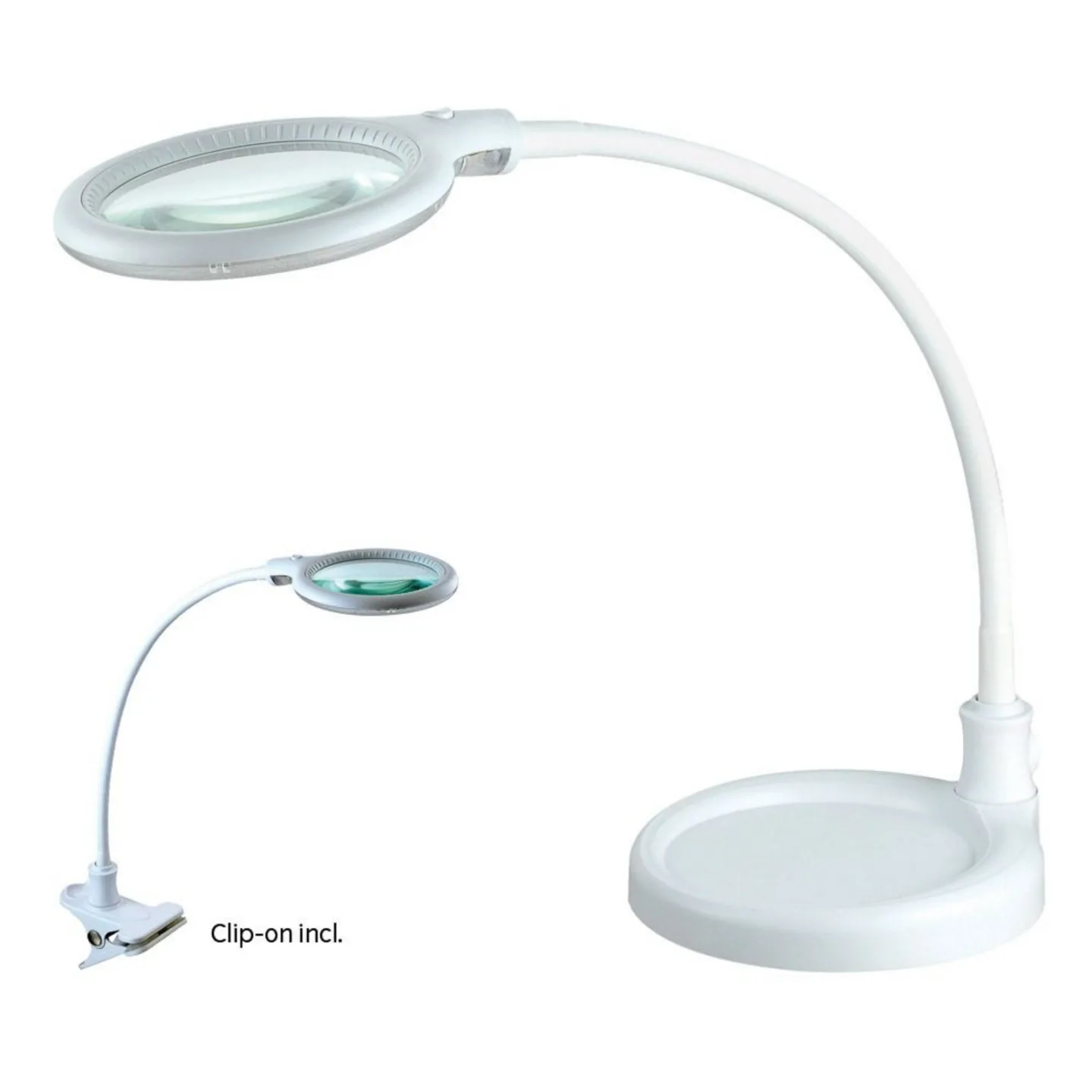 Magni Tischleuchte Small White - Halo Design - Arbeitszimmer / Büro - Aluminium