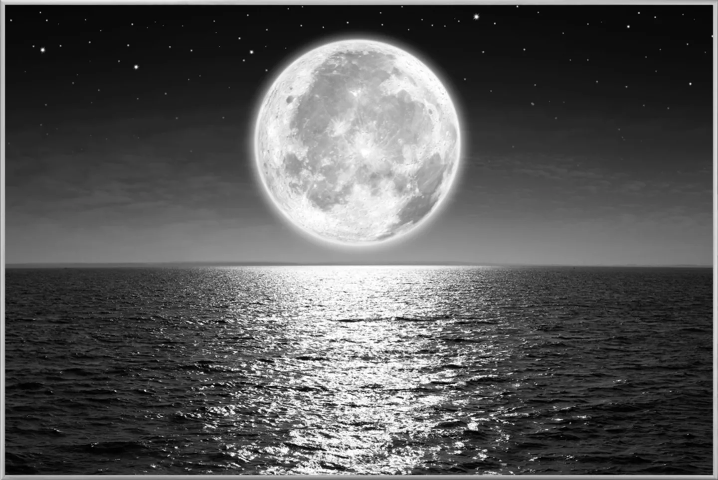 image LAND Bild mit Rahmen Vollmond | Schubiger Möbel