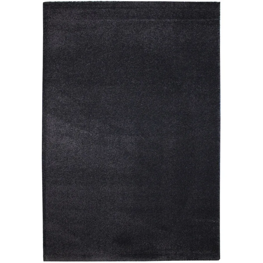 Teppich Softness schwarz Einfarbig Polypropylen 160 x 230 cm
