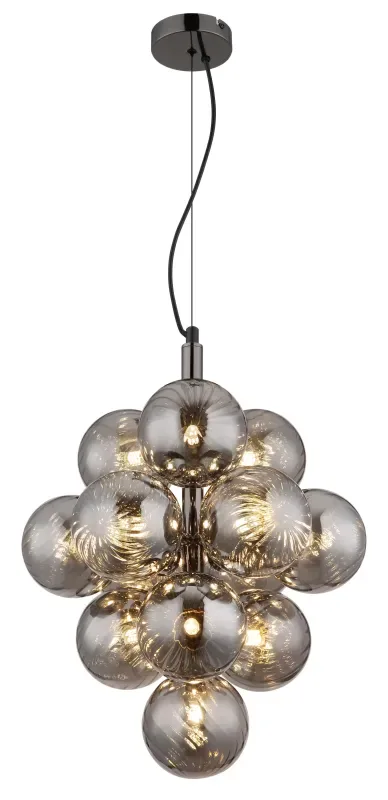 Globo Lighting - Conor Ø40 - Taklampa - Rökfärgad