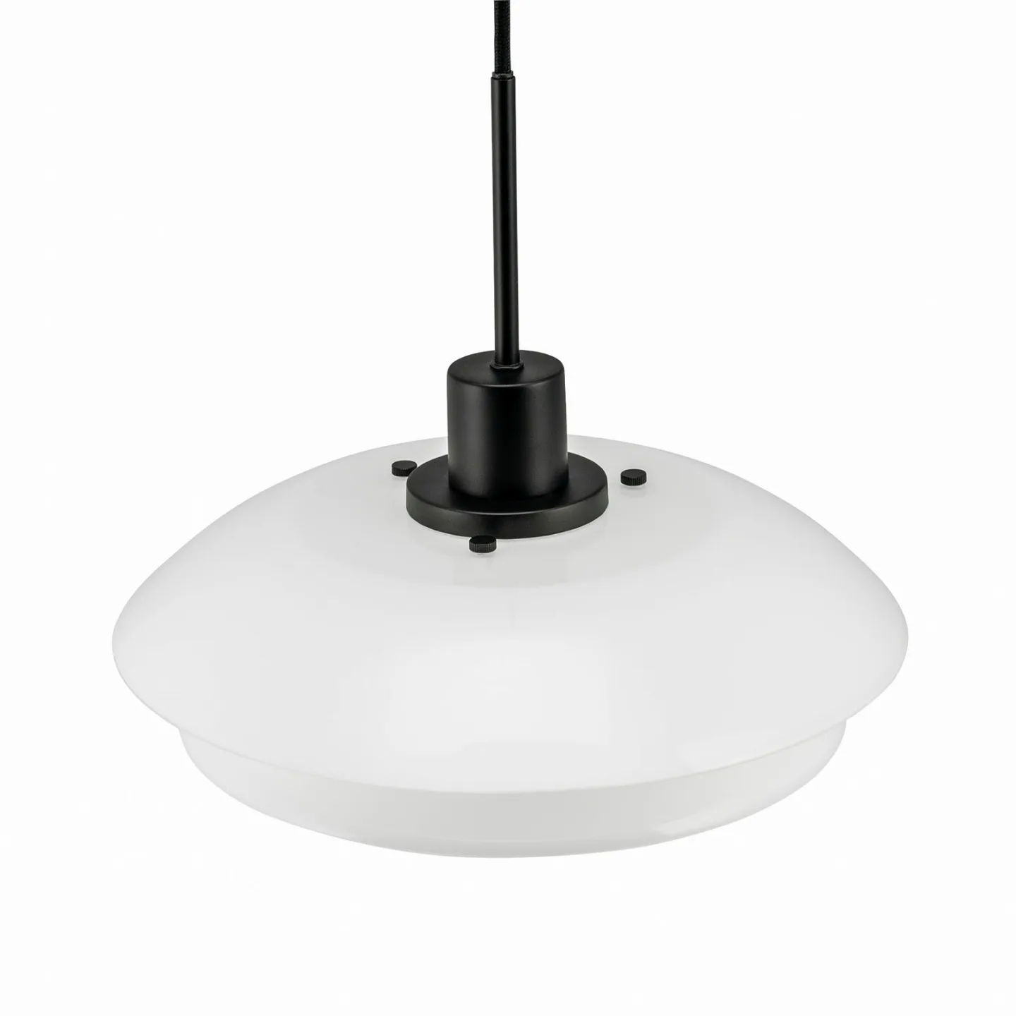 DL31 Pendelleuchte Opal/Black - Dyberg Larsen - Wohnzimmer - Skandinavisch - Glas - Einflammig