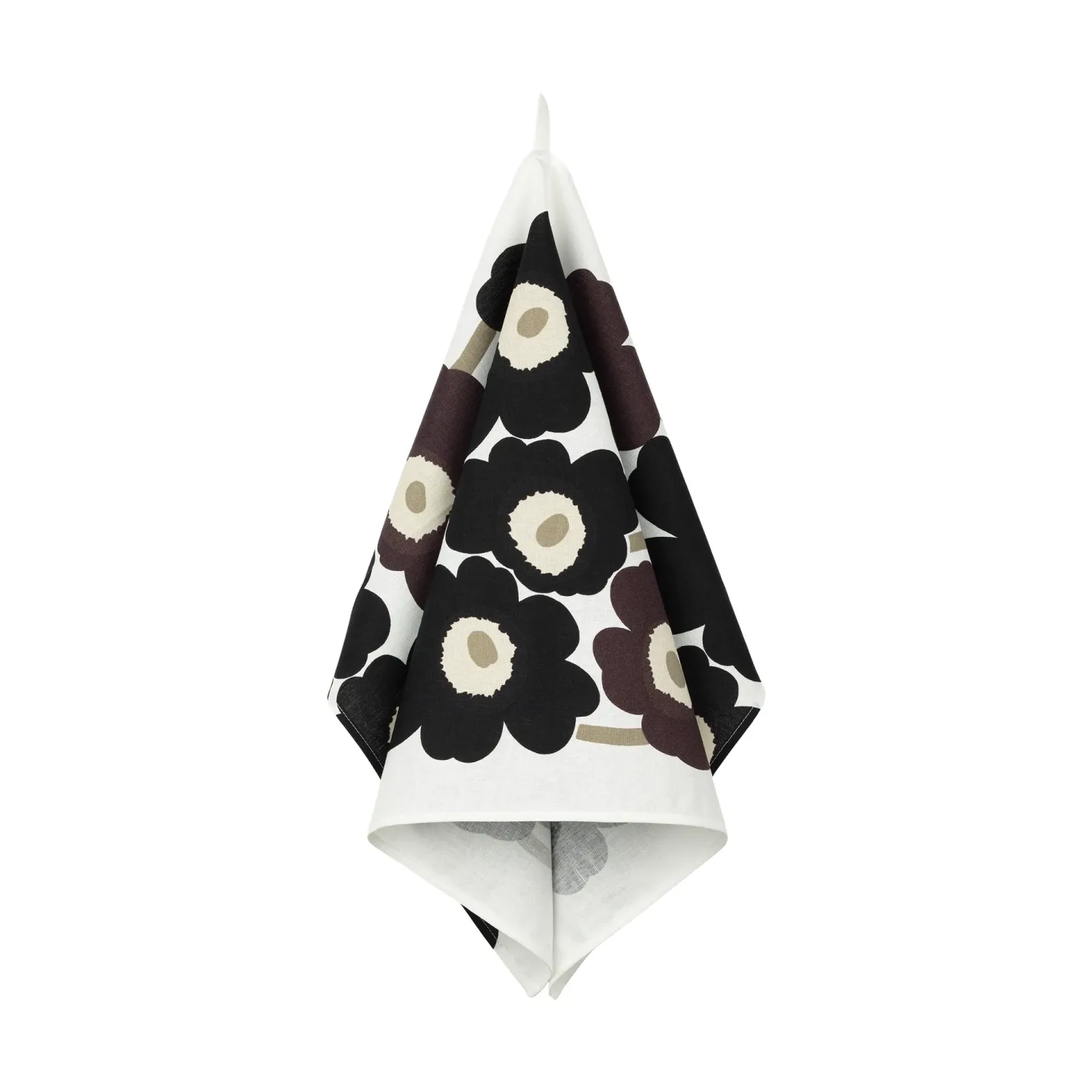 Marimekko Unikko Geschirrtuch 47x70 cm White-dark grey-beige