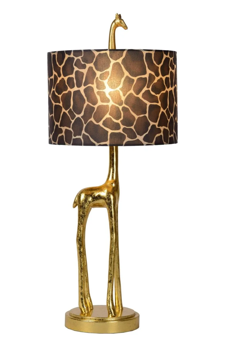 Lucide - Extravaganza Miss Tall 60cm - Bordslampa - Mattguld/mässing