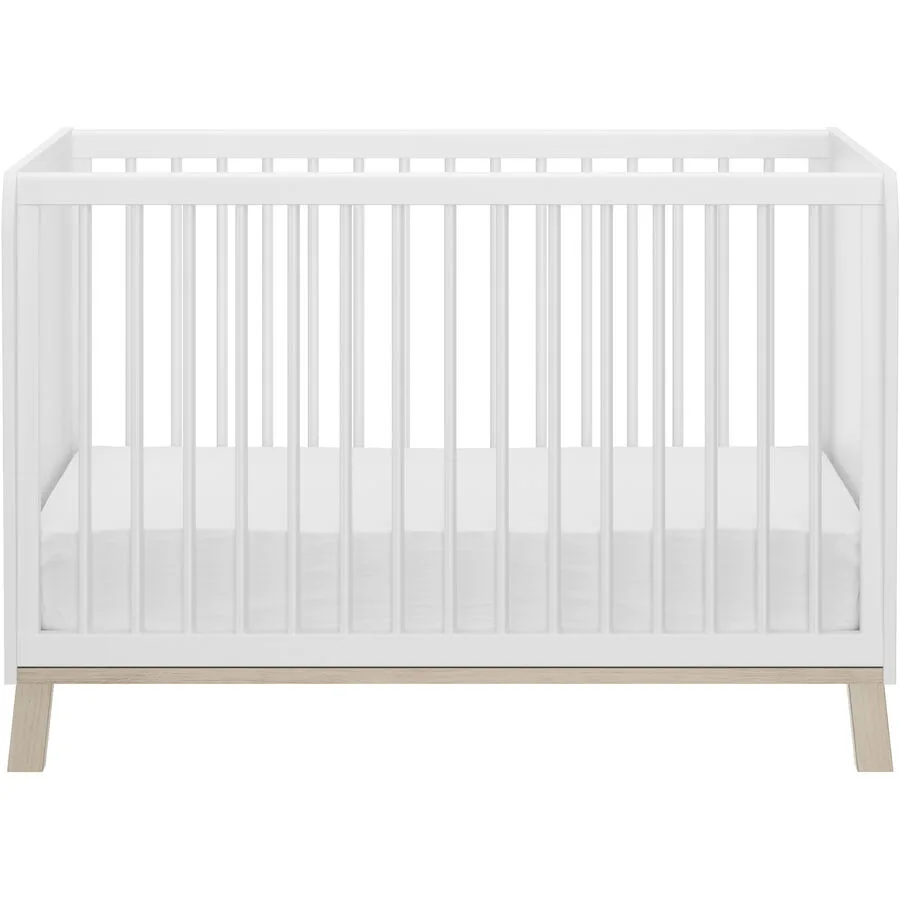Babybett Aara Weiss Holzwerkstoff 60 x 120 cm