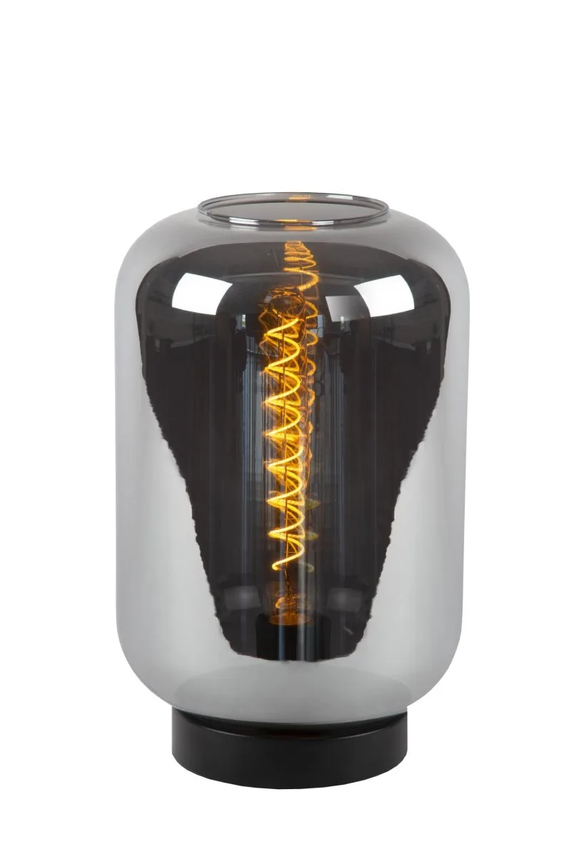 Lucide - Joanet 35cm - Bordslampa - Rökfärgad