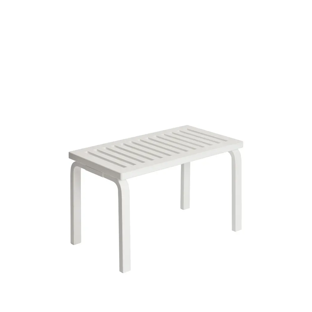 Artek 153B bänk Vitlackerad björk