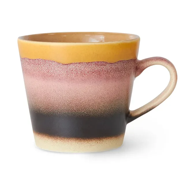 HKliving 70's Cappuccinotasse 33 cl Sunset