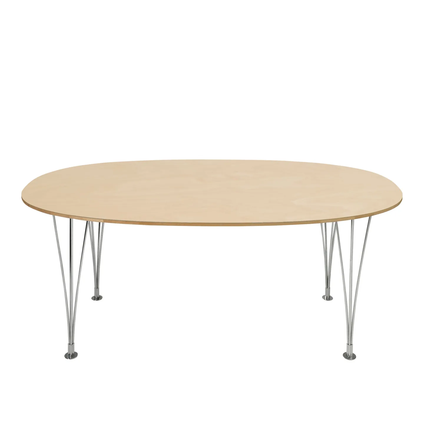 Bruno Mathsson International - Mi 318 Supercirkel - Vit laminat - Höjd: 72 cm - Matbord - Bruno Mathsson - Vit - Laminat
