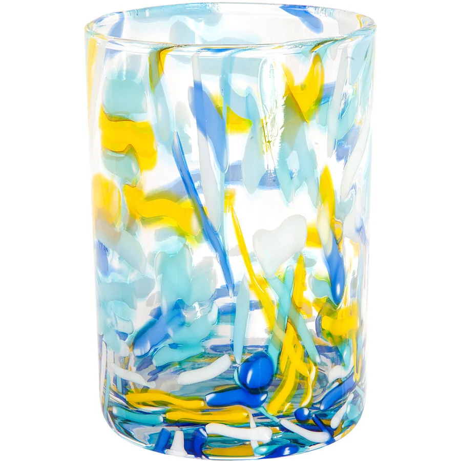Trinkgläser-Set Isole Blau/Gelb Glas 0.33 l