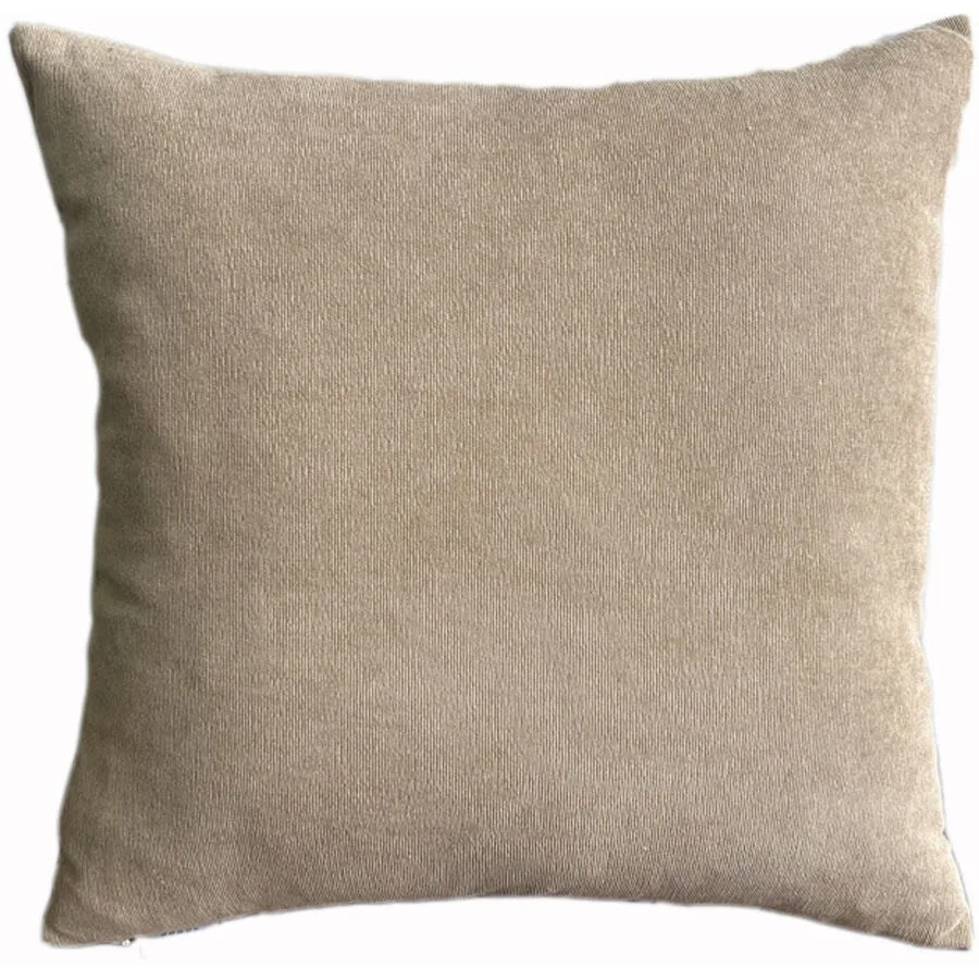 Zierkissenbezug Mara Beige Polyester 45 cm 45 cm