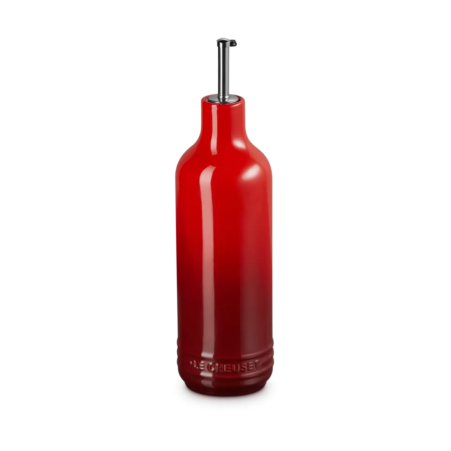Le Creuset Signature Steingut Ölflasche 0,6 L Cerise
