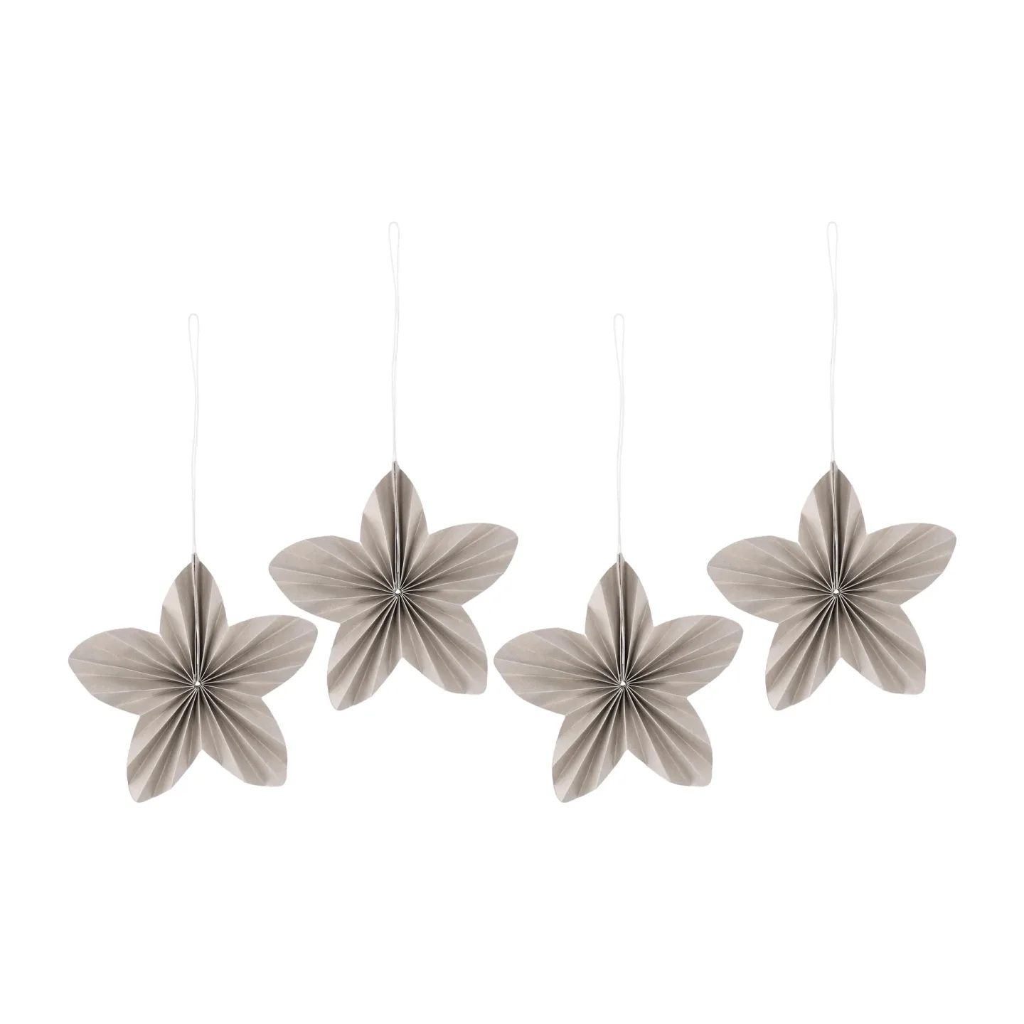 Scandi Living Twinkle julgranshänge 4-pack Beige