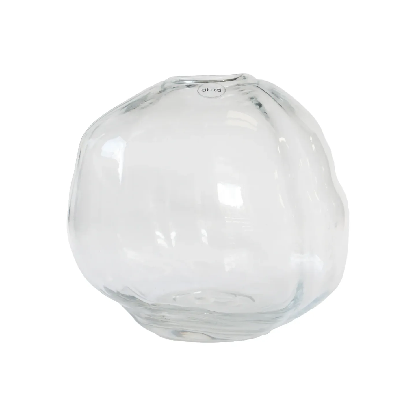 DBKD Pebble vas klar Liten Ø20 cm