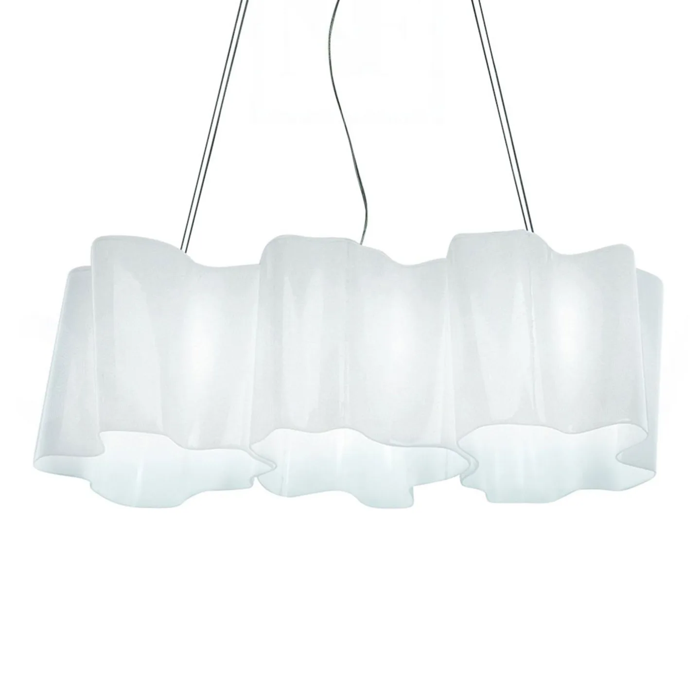 Artemide - Logico Pendellampa 3 In Linea Rökt - Pendellampor - Michele De Lucchi,Gerhard Reichert - Grå