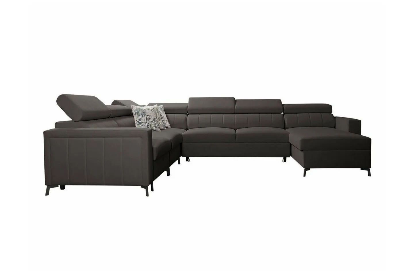 Galbally 5-sits Hörnbäddsoffa Dark brown -