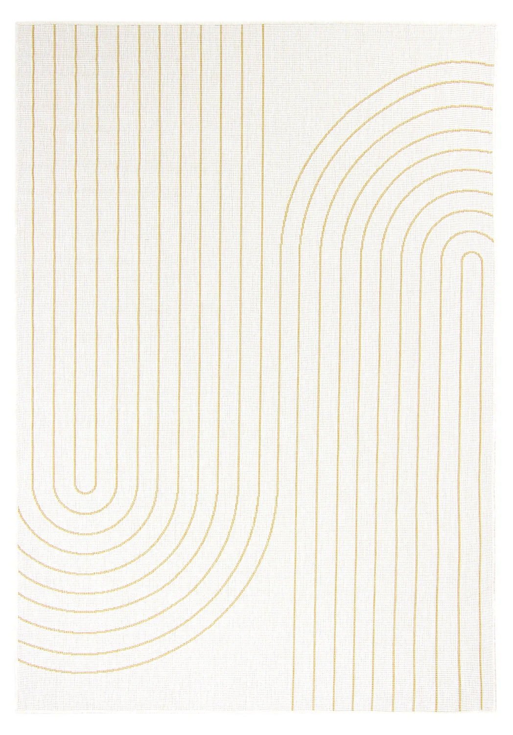 Innendørs/Utendørs tepper - Gordo (gul) (Størrelse: 160 x 230 cm)