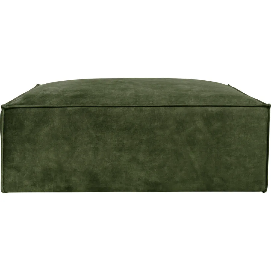Hocker Karsten Grün Polyester Stoff B 120 H 47 cm