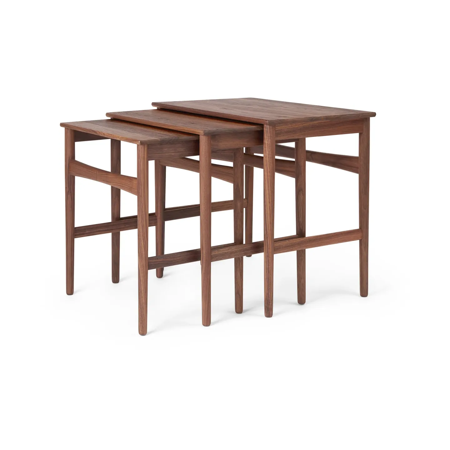 Carl Hansen & Søn CH004 nesting tables satsbord Oljad valnöt