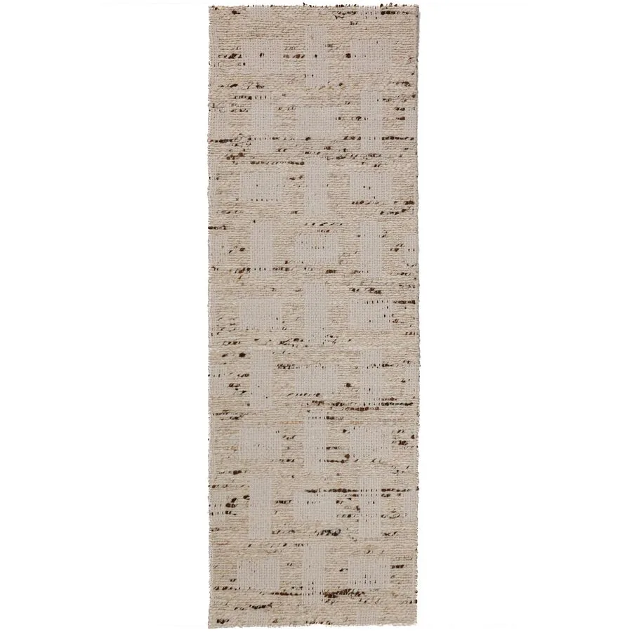 Teppich Renovia Natur Wolle/Baumwolle 80 x 230 cm