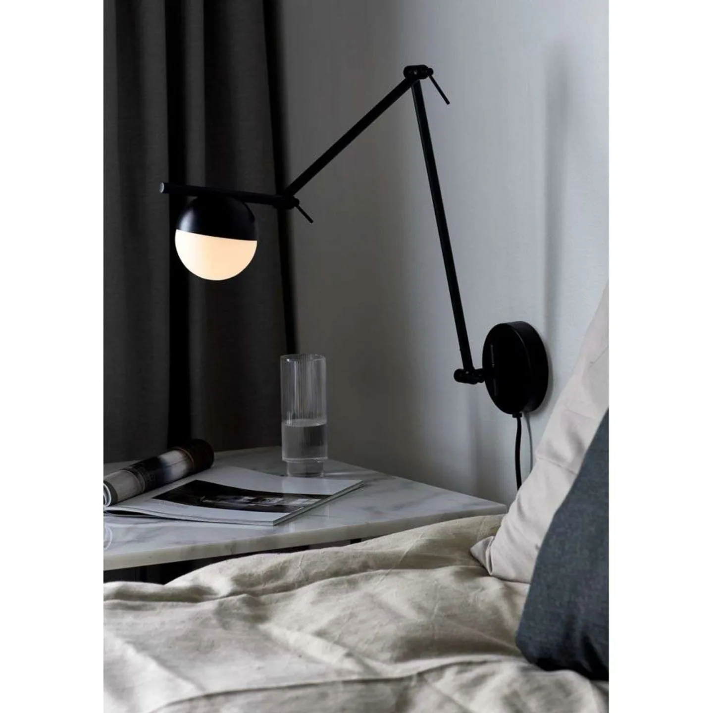Contina Wand-/Deckenleuchte Black - Nordlux - Wohnzimmer - Metall